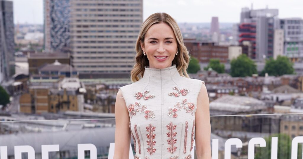 Emily Blunt's Bejeweled Floral Armor and Roses Are Truly Garden-Worthy