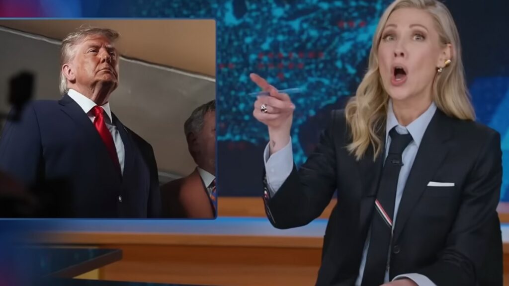 Late-Night Hosts Take Aim at Trump’s Knicks Game Appearance Late-Night Hosts Take Aim at Trump's Knicks Game Appearance