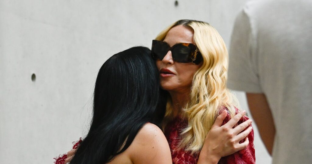 Madonna & Charli xcx Kiss and Make Up in Paris