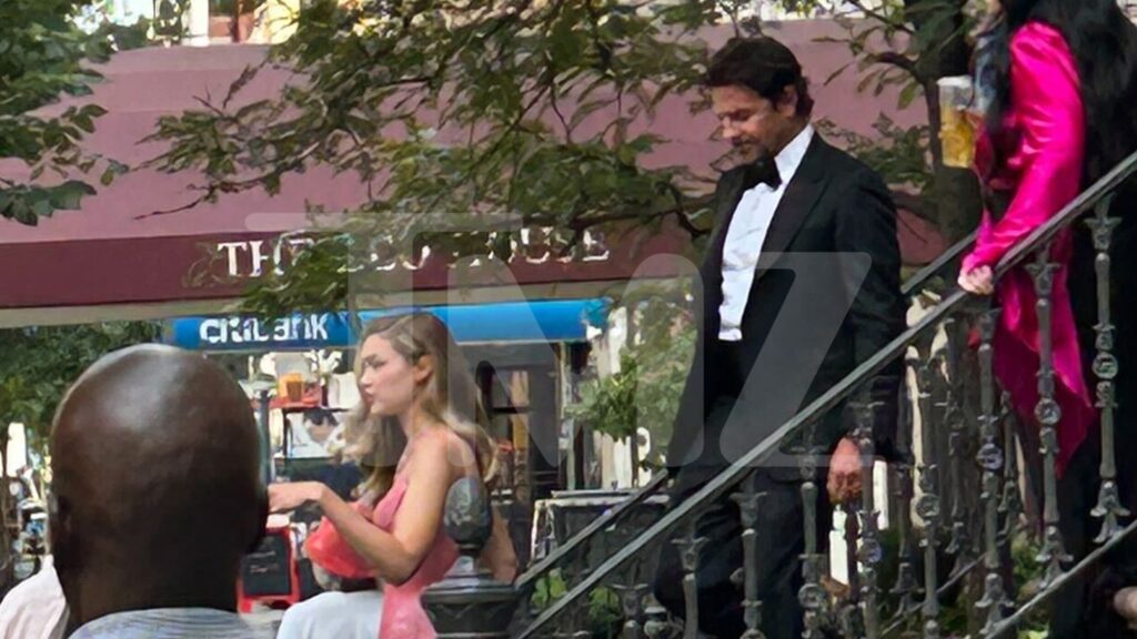 Gigi Hadid and Bradley Cooper Step Out for Taylor Swift and Travis Kelce's Wedding
