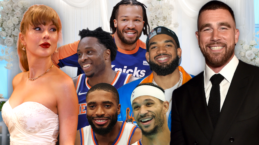 Knicks Starting 5 Score an Invite to Taylor Swift & Travis Kelce’s Wedding Knicks Starting 5 Score an Invite to Taylor Swift & Travis Kelce's Wedding