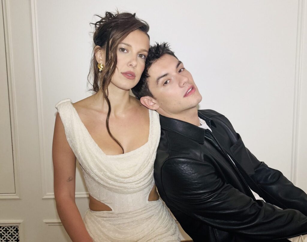 Millie Bobby Brown and Louis Partridge Get Weird Millie Bobby Brown and Louis Partridge Get Weird