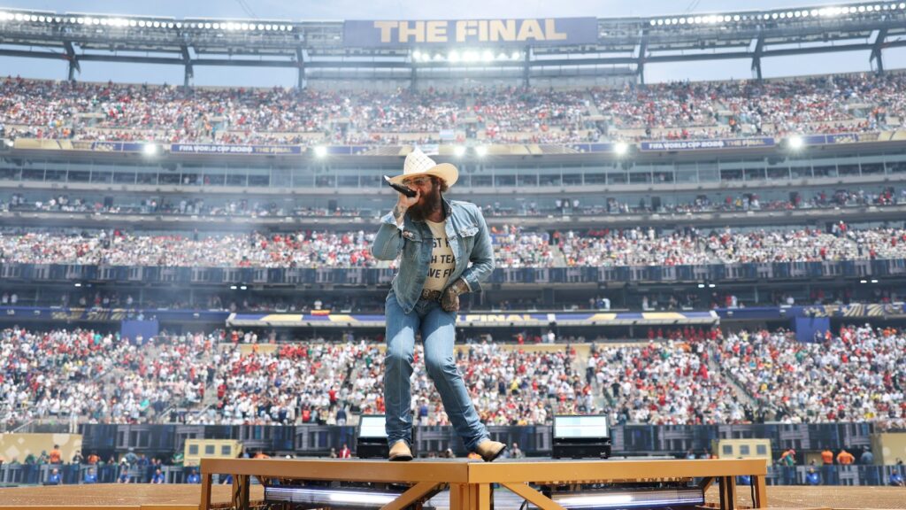 Post Malone Performs at the World Cup Final Ceremony: Watch Post Malone Performs at the World Cup Final Ceremony: Watch