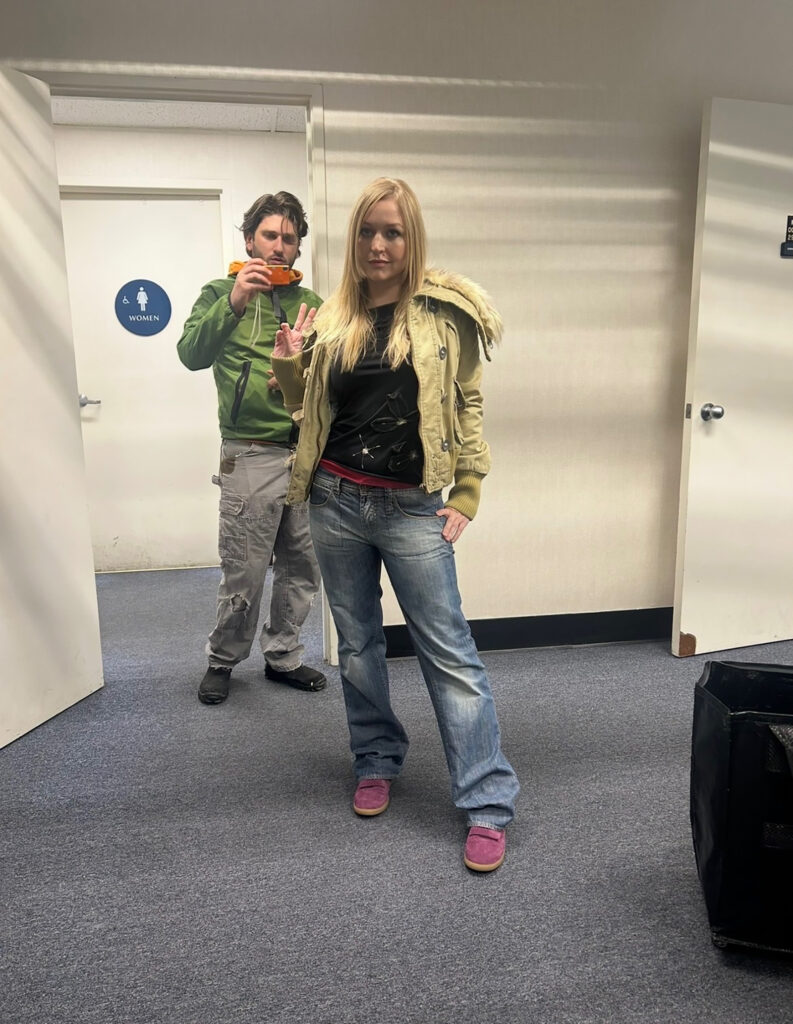After’s New Playlist Takes Us Back to the 2000s Music duo after standing in a hallway in front of a women