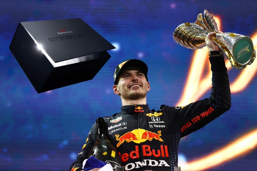 Buy F1 Max Verstappen Mystery Box With Car Part from Red Bull Driver Funko Pop! Ride Super Deluxe: Red Bull - Max Verstappen