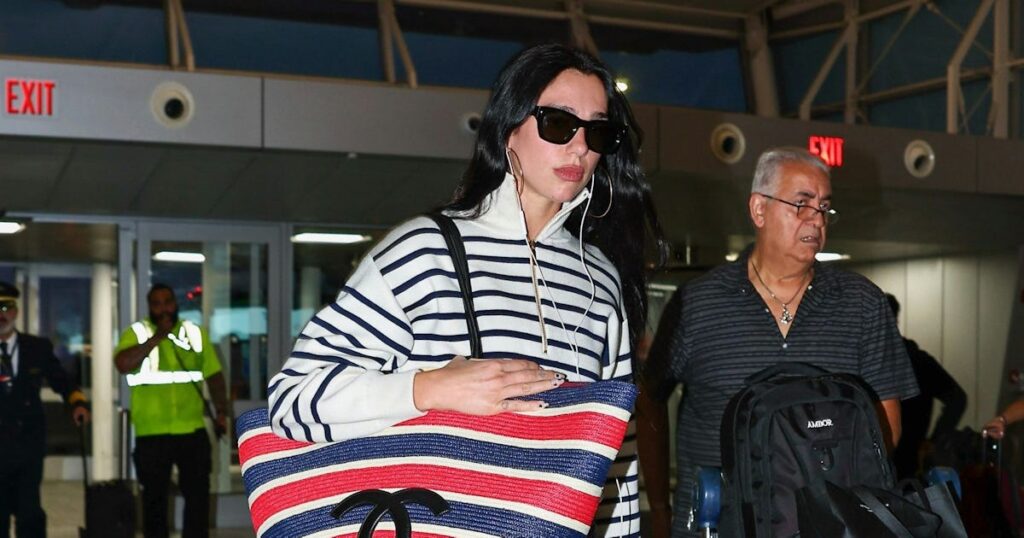 Dua Lipa’s Giant Chanel Basket Bag Tests the Limits of Carry-On Luggage Dua Lipa's Giant Chanel Basket Bag Tests the Limits of Carry-On Luggage