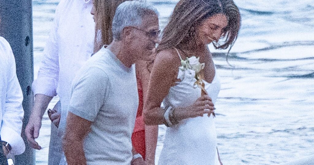 George and Amal Clooney Match in Summer Whites During Their Latest Lake Como Outing George and Amal Clooney Match in Summer Whites During Their Latest Lake Como Outing