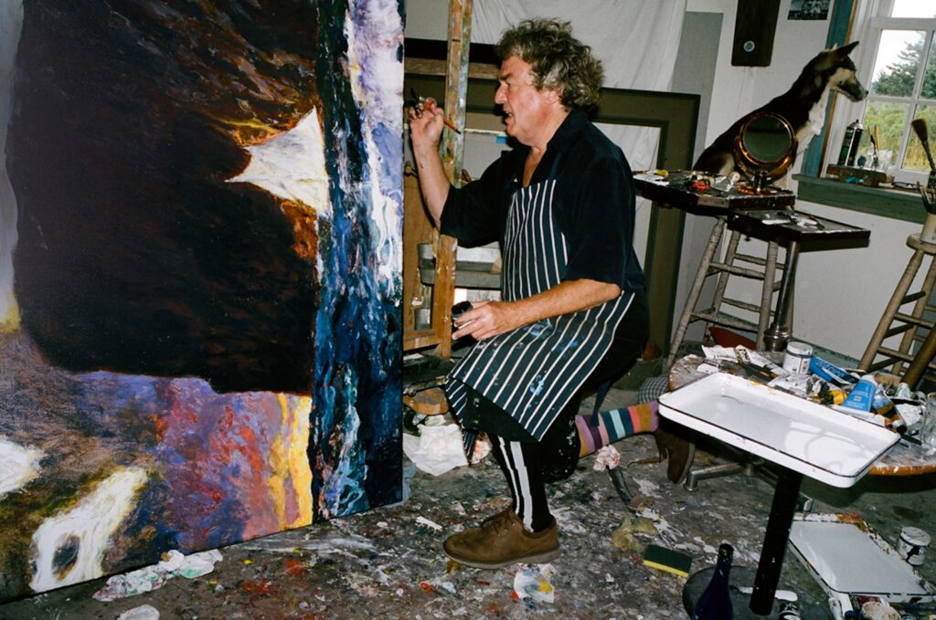 Jamie Wyeth on Andy Warhol, New England, and His Dad’s Watercolors Andrew Wyeth painting in his studio.