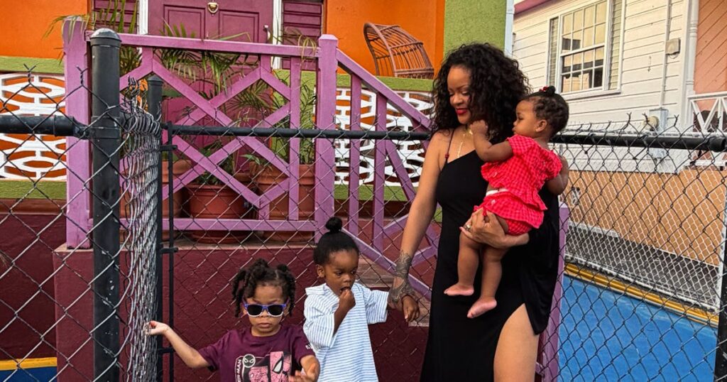 Rihanna and Her Kids Take Barbados in Style Rihanna and Her Kids Take Barbados in Style