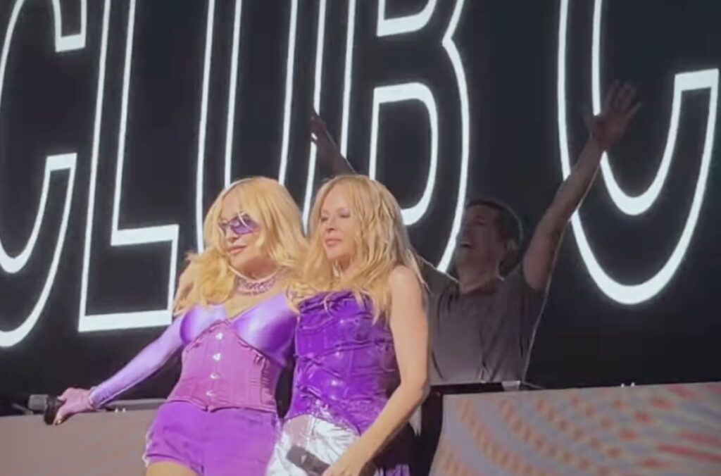 See Madonna Bring Out Kylie Minogue to Preview 'Love Sensation' Remix in Amsterdam