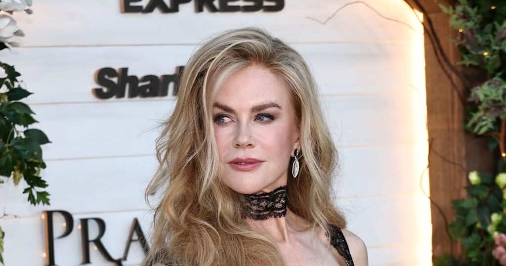 Nicole Kidman's Sheer Lace Gown Is the First Look at Pieter Mulier's Versace