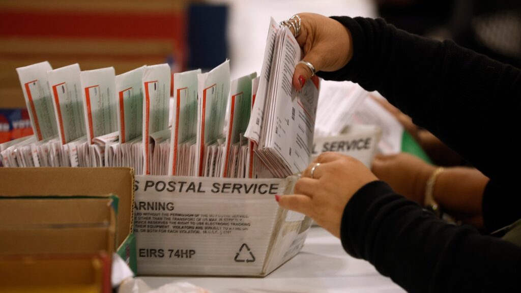 USPS Whistleblower Warns Of Trump Mail-In Ballot Verification Scheme USPS Whistleblower Warns Of Trump Mail-In Ballot Verification Scheme