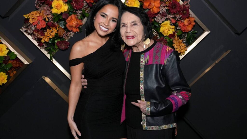 Becky G Honors 'True Legend' Dolores Huerta: 'This One Hurts'