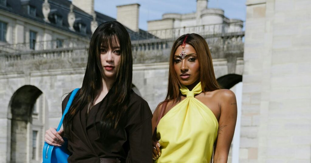 Katseye's Megan Skiendiel & Lara Raj Make Paris Fashion Week Debut