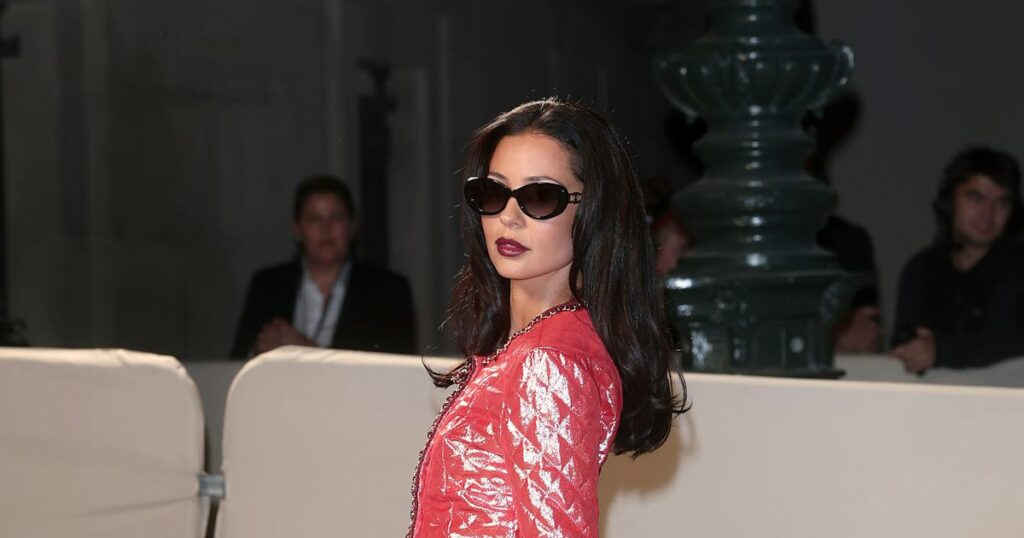 You Can’t Miss Alexa Demie In This Iridescent Chanel Suit